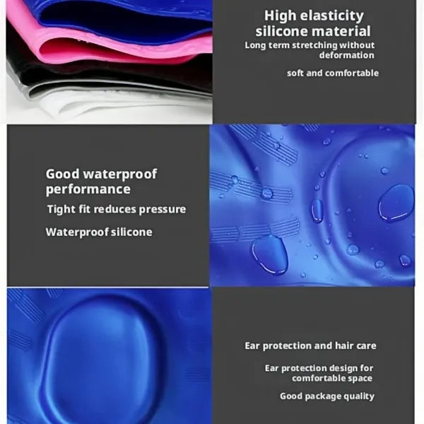 Silicone Non-Slip Swim Cap