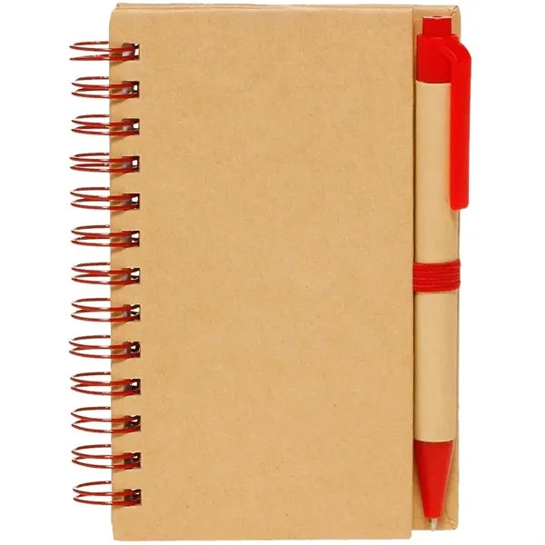 Recycled Spiral Notebook W/ Pen