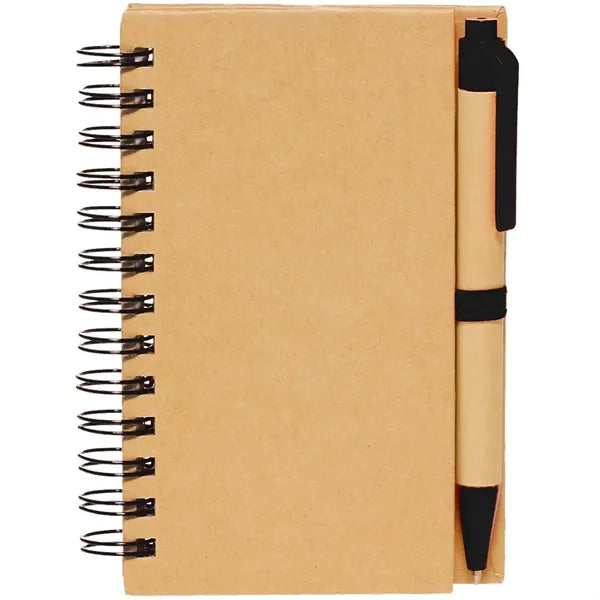 Recycled Spiral Notebook W/ Pen