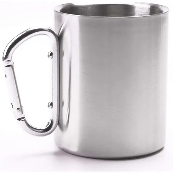 Stainless Steel Camping Carabiner Mugs