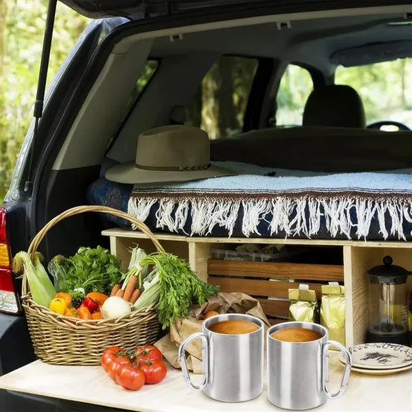 Stainless Steel Camping Carabiner Mugs