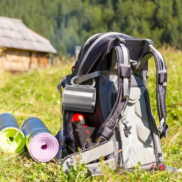 Stainless Steel Camping Carabiner Mugs