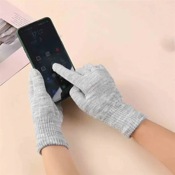 Touchscreen Winter Knit Gloves For Smartphone