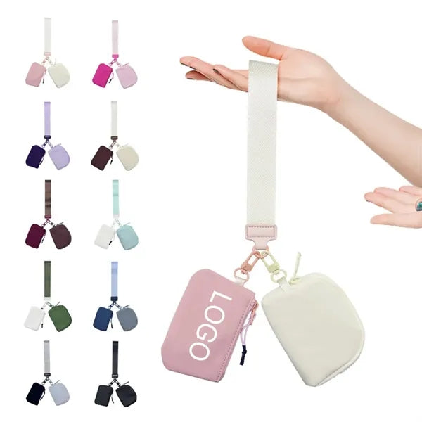 Mini Around Dual Pouch Wristlet