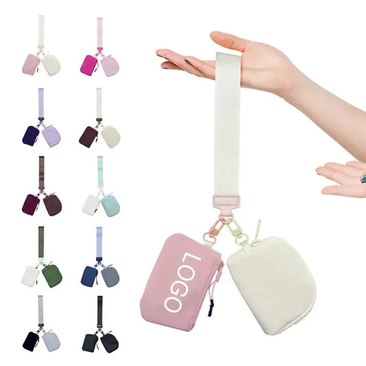 Mini Around Dual Pouch Wristlet