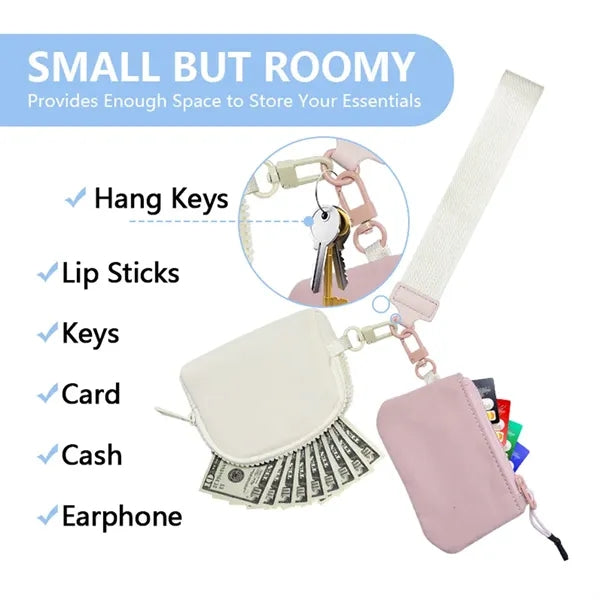 Mini Around Dual Pouch Wristlet