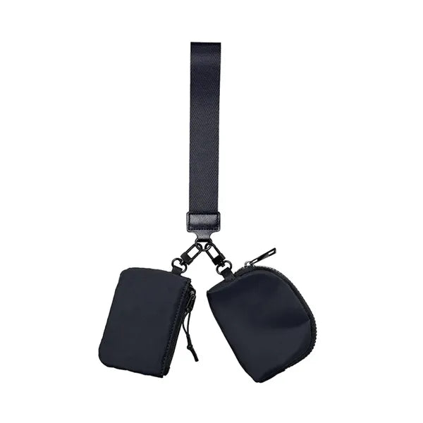Mini Around Dual Pouch Wristlet