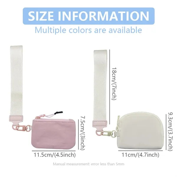 Mini Around Dual Pouch Wristlet