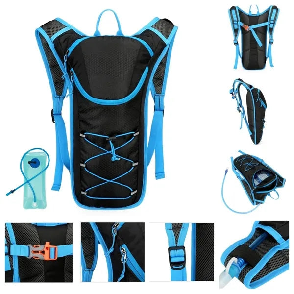 Lightweight backpack with 2L hydration Bladder