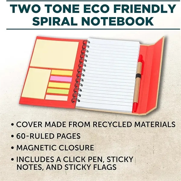 Eco Recycled Spiral Bound Notebook