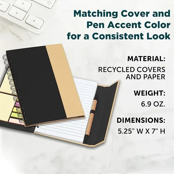 Recycled Magnetic Closure Note Book