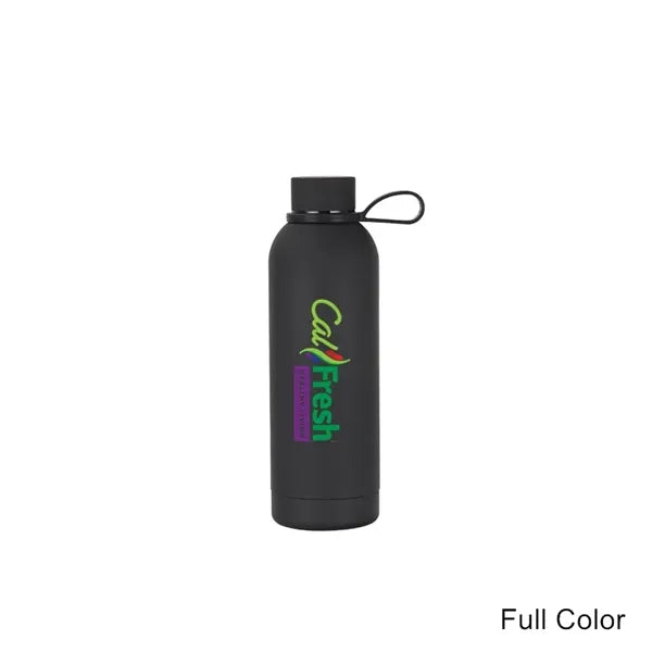 12/17/25/34oz Matte Stainless Steel Insulated Bottle w/ Loop