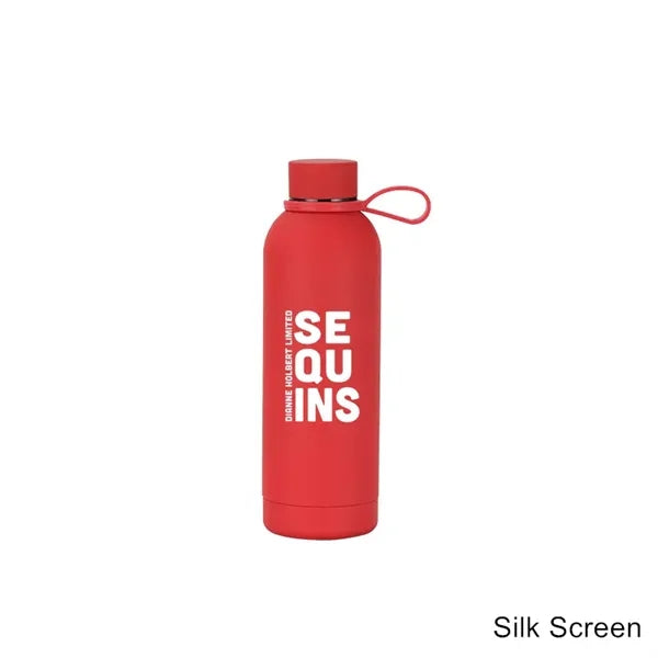 12/17/25/34oz Matte Stainless Steel Insulated Bottle w/ Loop