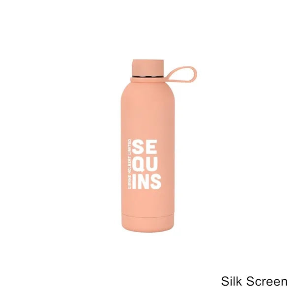 12/17/25/34oz Matte Stainless Steel Insulated Bottle w/ Loop