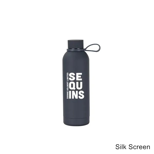12/17/25/34oz Matte Stainless Steel Insulated Bottle w/ Loop