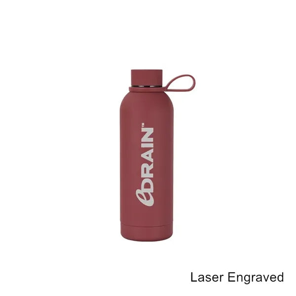 12/17/25/34oz Matte Stainless Steel Insulated Bottle w/ Loop