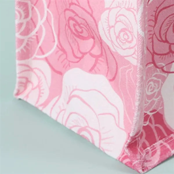 Portable Large Capacity Printed Canvas Tote Bag