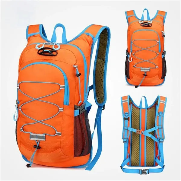 Multi-functional backpack with 2L BPA free water bladder