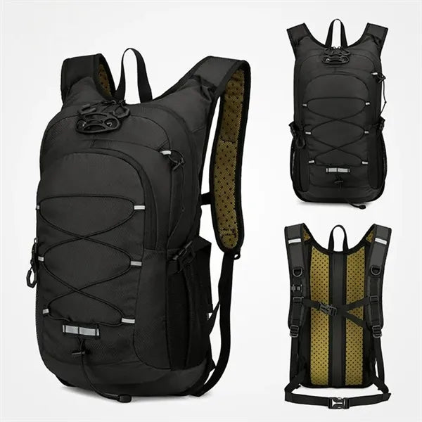 Multi-functional backpack with 2L BPA free water bladder