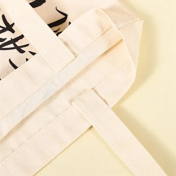 Spacious Custom Cotton Canvas Tote