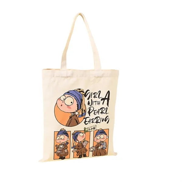 Spacious Custom Cotton Canvas Tote