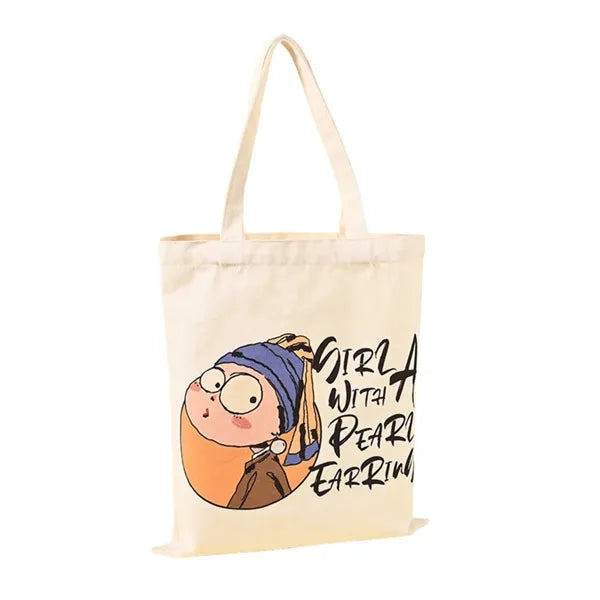 Spacious Custom Cotton Canvas Tote