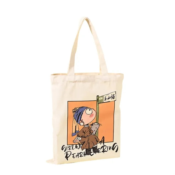 Spacious Custom Cotton Canvas Tote