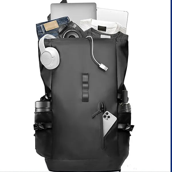 Waterproof Roll Top Laptop Backpack