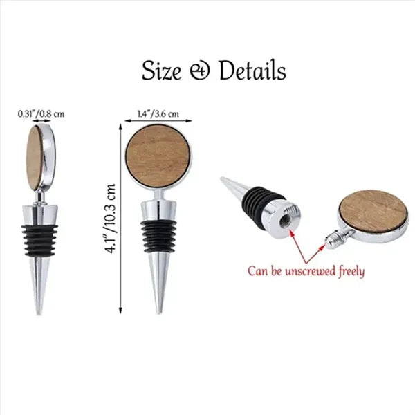 Circle Metal Wine Bottle Stopper