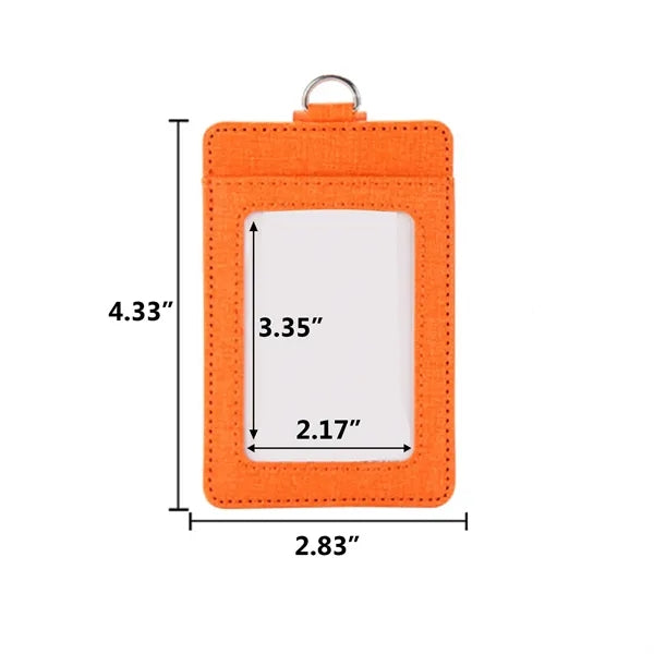 Retractable Lanyard ID Card Holder
