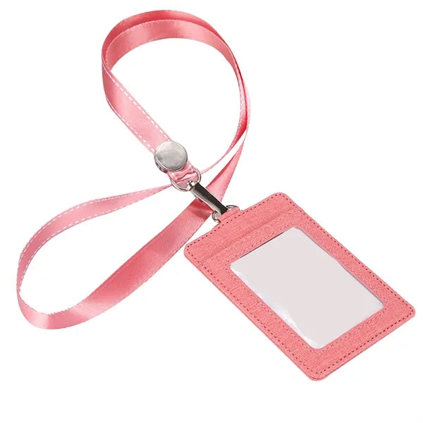 Retractable Lanyard ID Card Holder