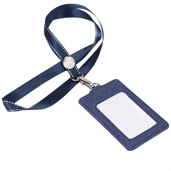 Retractable Lanyard ID Card Holder
