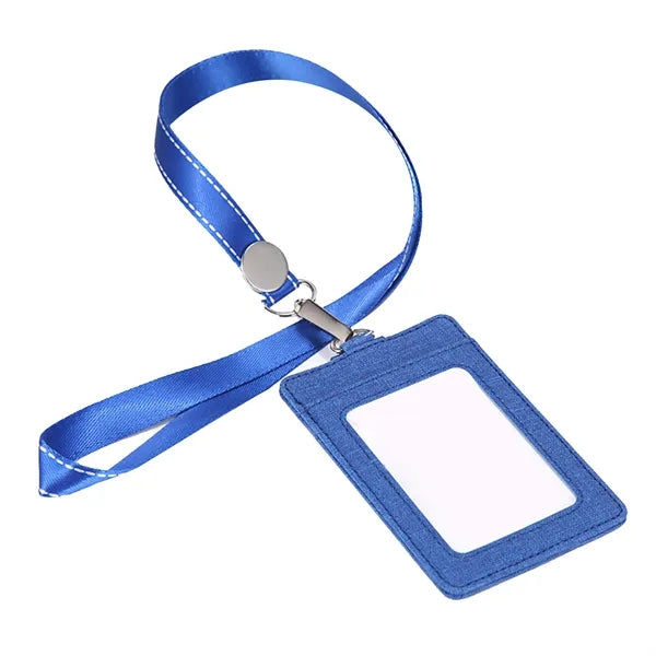 Retractable Lanyard ID Card Holder