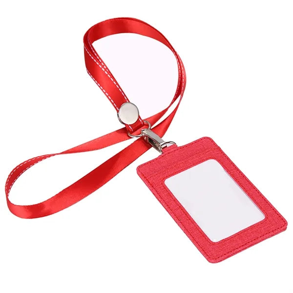 Retractable Lanyard ID Card Holder