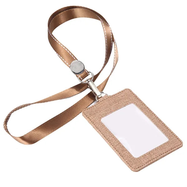 Retractable Lanyard ID Card Holder