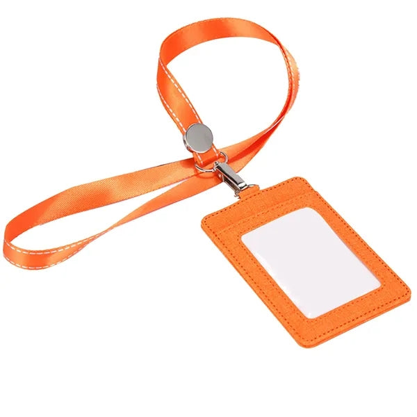Retractable Lanyard ID Card Holder