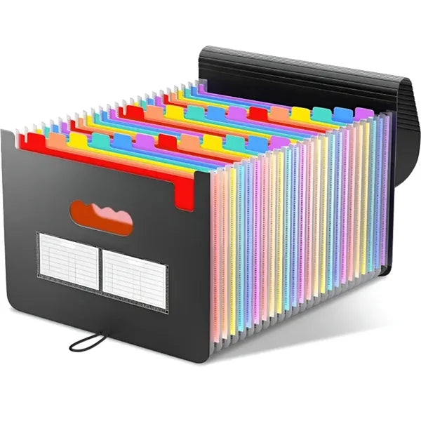 25 Pockets Accordion File Organizer