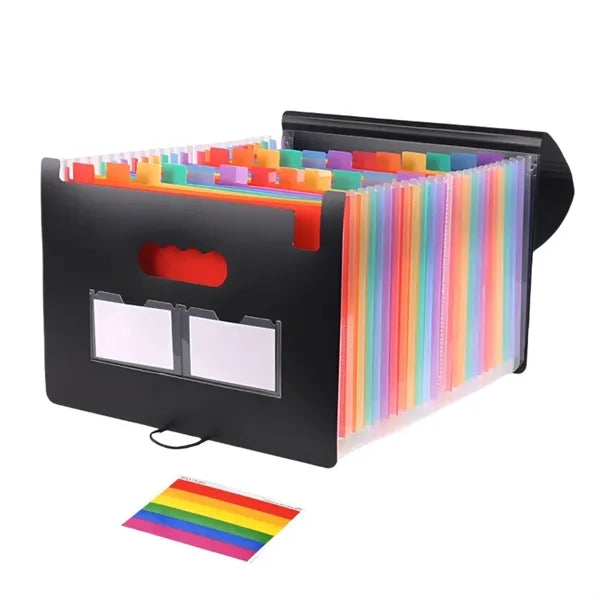 25 Pockets Accordion File Organizer