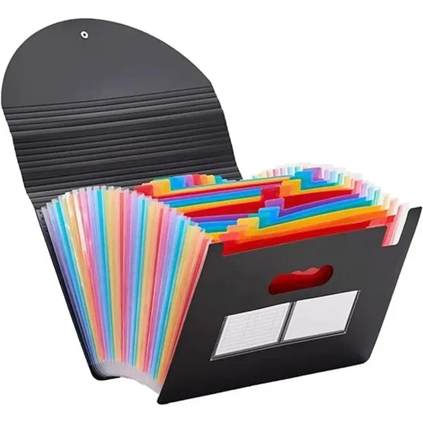 25 Pockets Accordion File Organizer