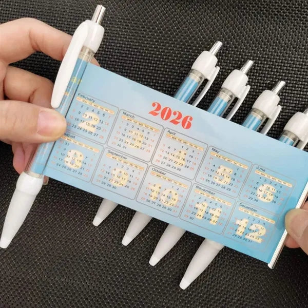 Pull-Out Banner Pen with Retractable Ad Insert