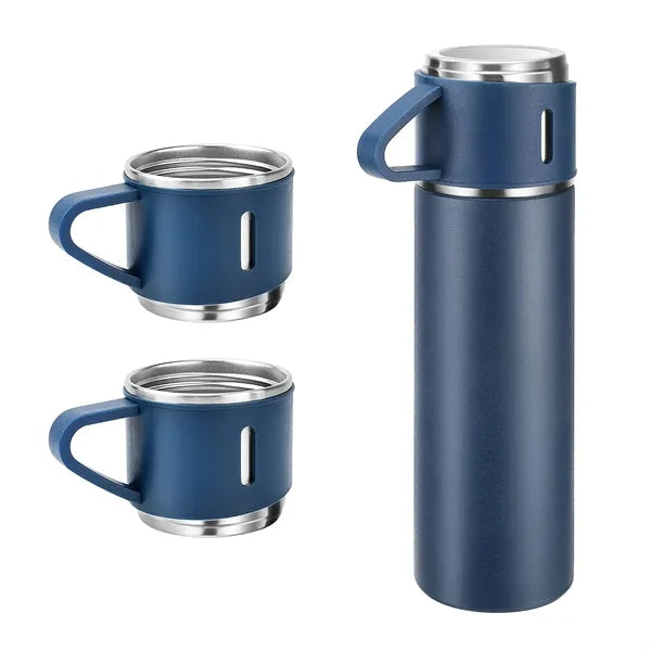 17oz Vacuum Insulated Bottle Set with 3 Cups
