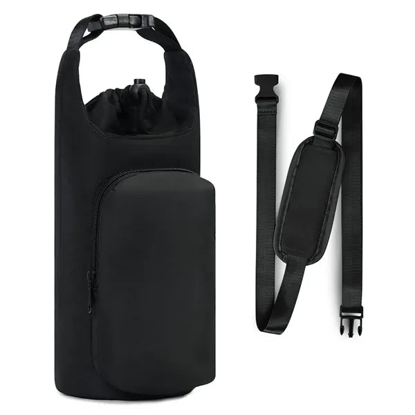 Water Bottle Carrier Bag with Phone Pocket