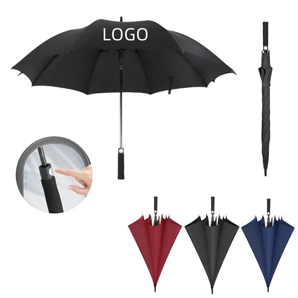 Straight Long Handled Automatic Golf Umbrella Free Shipping