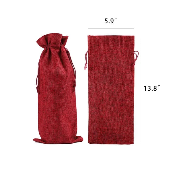Wine Bottle Bag With Drawstring