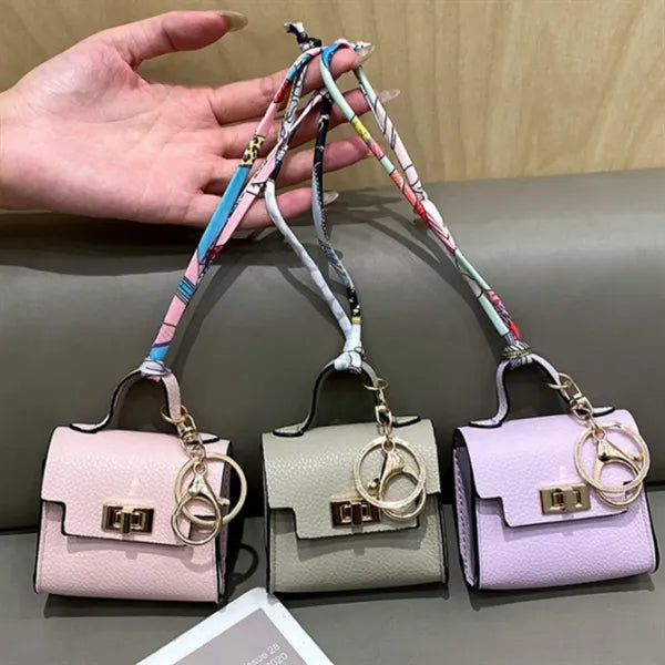 Mini Pouch Keychain Bag Pendant Earphone Case