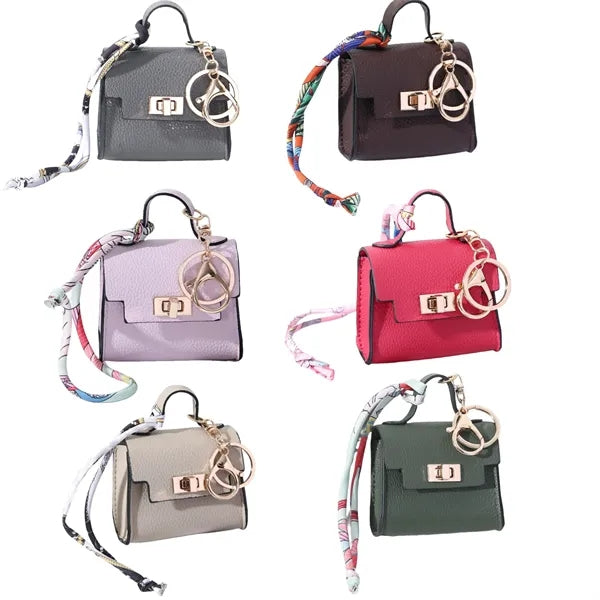 Mini Pouch Keychain Bag Pendant Earphone Case