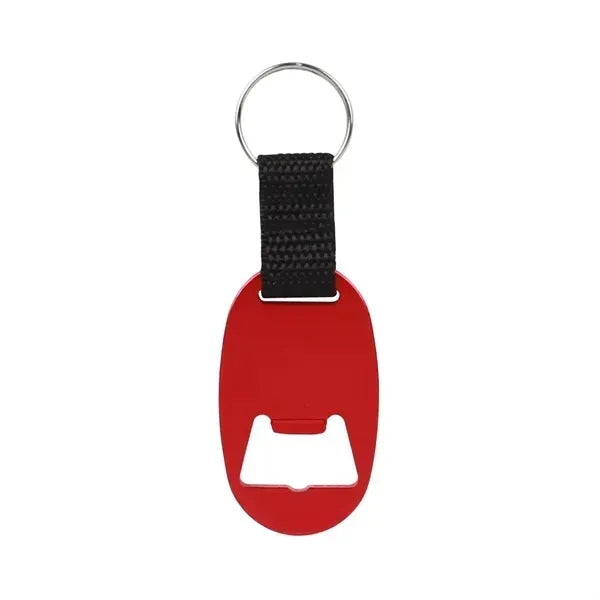 Egg-Shaped Beer Bottle Opener Key Chain