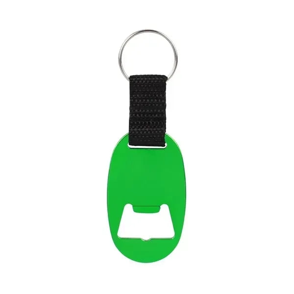 Egg-Shaped Beer Bottle Opener Key Chain