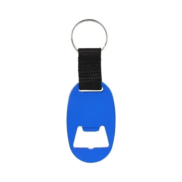 Egg-Shaped Beer Bottle Opener Key Chain