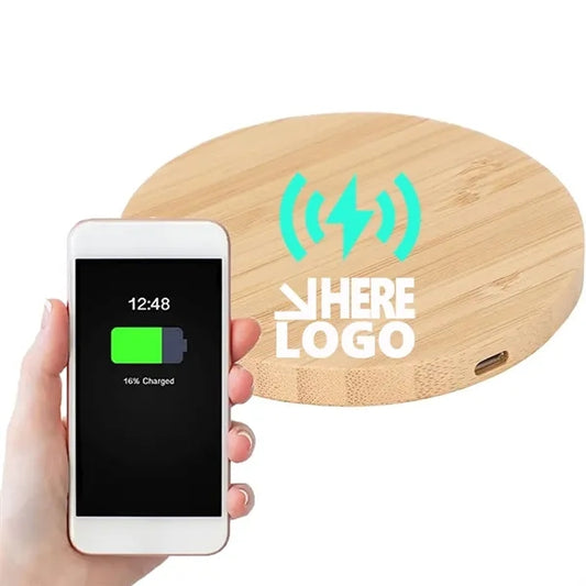 15W Bamboo Wooden Wireless Charger Pad